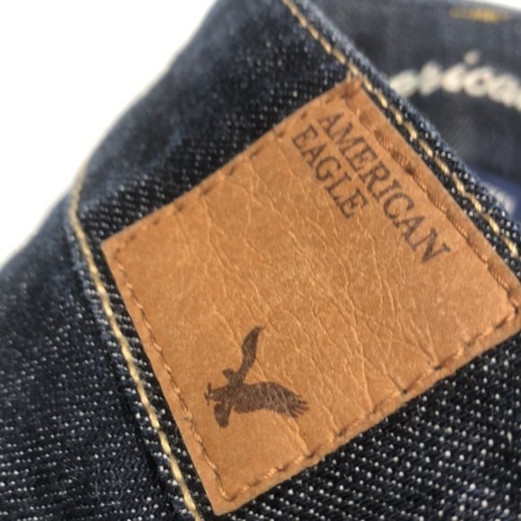 LIKE NEW VINTAGE AMERICAN EAGLE STRAIGHT LEG JEANS 4/27x33 🦅 - Picture 7 of 11